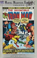Df Iron Man #55 Marvel Milestone Ed Starlin Sgn (STL261061)