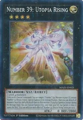 Number 39: Utopia Rising - MAZE-EN021 - Super Rare - 1st Edition