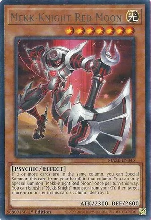 mekk knight deck yugioh Mekk-Knight Yellow Star [EXFO-EN017] Rare Heavily Played 1st Edition