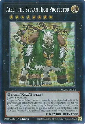 Alsei, the Sylvan High Protector - MAZE-EN052 - Super Rare - 1st Edition