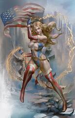 Kamen America Scars & Bars Oneshot Cvr B Angel Art Virgin (STL258731)