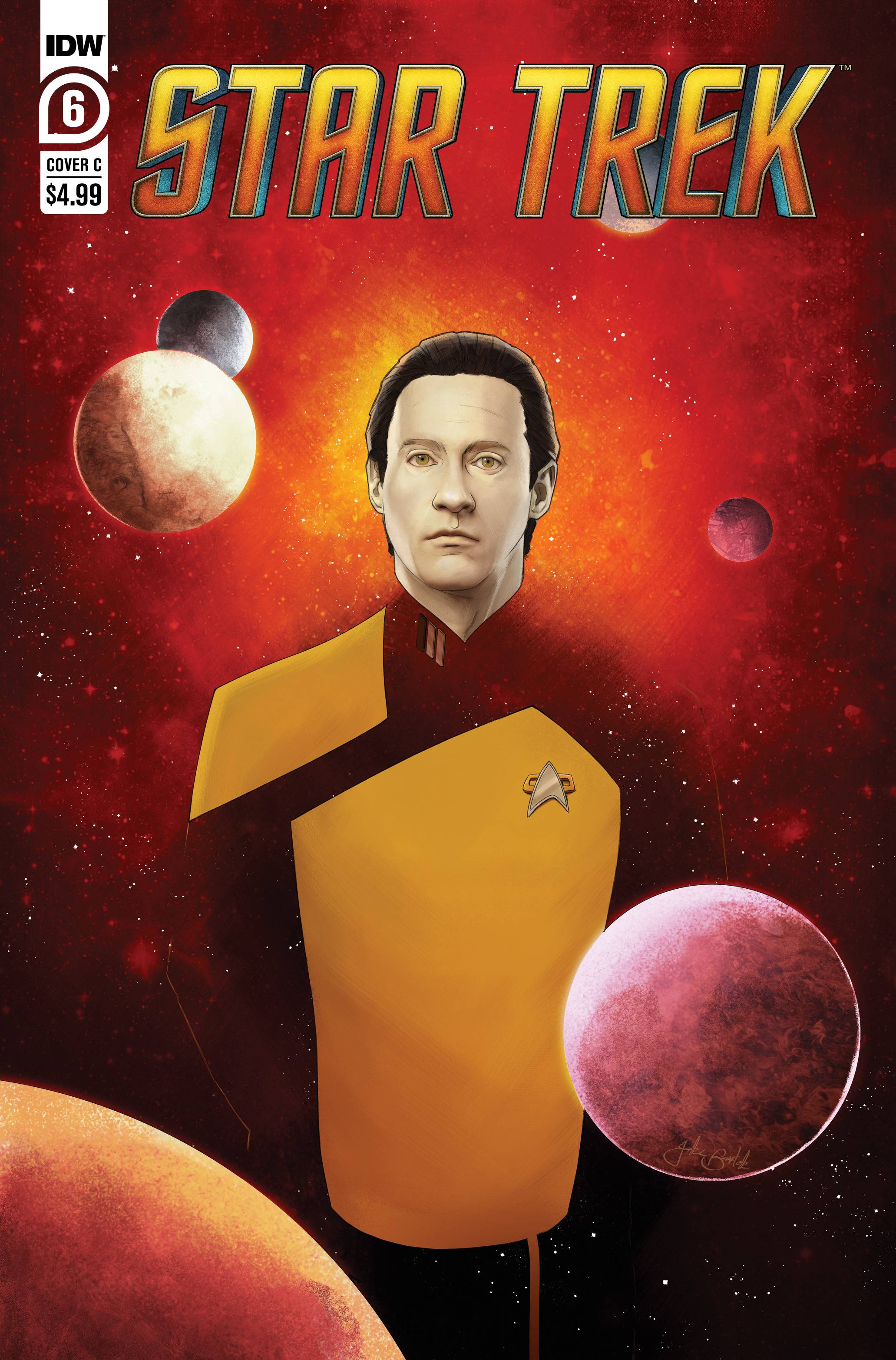 Star Trek #6 Cvr C Bartok (STL258430)