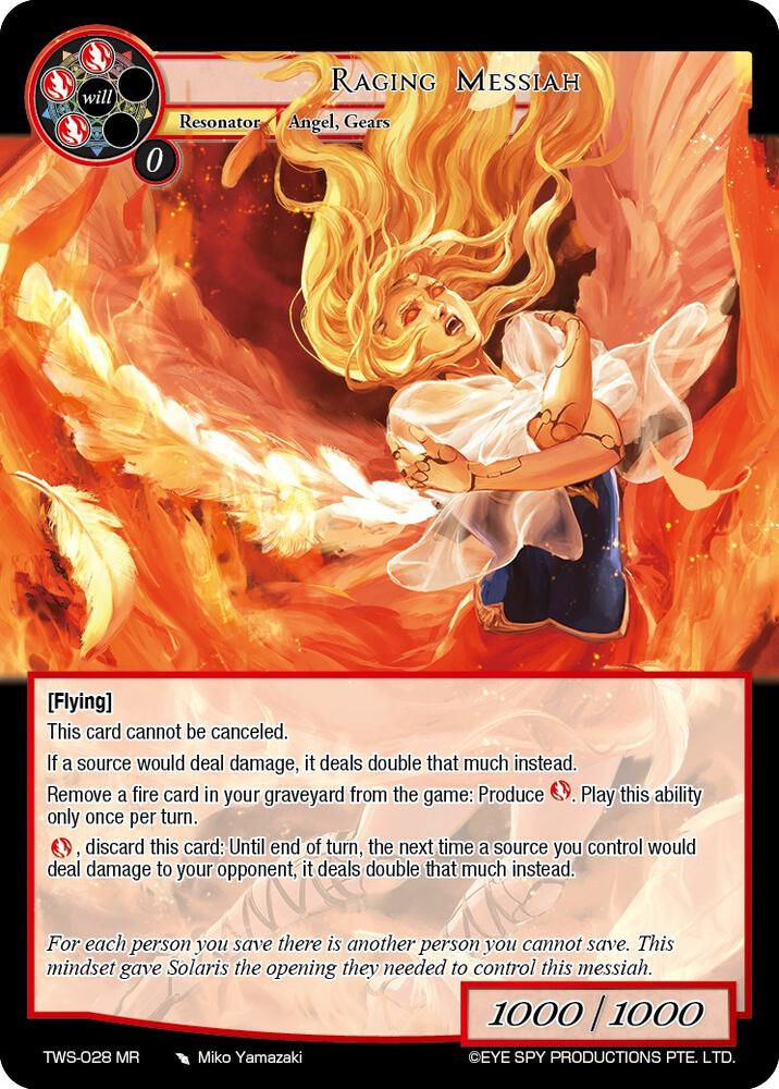 Raging Messiah - TWS-028 - MR