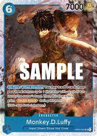 Monkey. D. Luffy - OP02-062 - SR - Foil