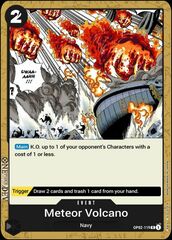 Meteor Volcano - OP02-119 - R - Foil