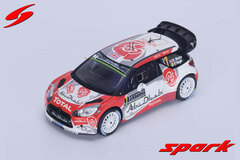 1/43 Citroen DS3 WRC No.7 DNF Monte Carlo 2016 Abu Dhabi Total World Rally Team /K. Meeke - P. Nagle