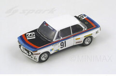 Spark Resin Model 1/43 BMW 2002 No. 91 24 Hours of Le Mans 1975 D. Brillat - G. Gagliardi - M. Degoumois
