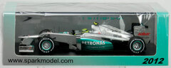 Spark Resin Model Car 1/43 Mercedes AMG W03 2012 Monaco GP #8 N.Rosberg