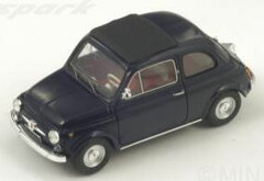 Spark Resin Model 1/43 Fiat 500F 1965 Blue
