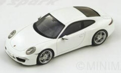 Spark Resin Model 1/43 Porsche 991 Carrera 2012 White