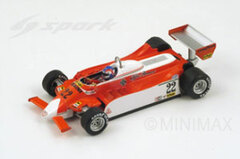 Spark Resin Model 1/43 Alfarome 179 No. 22 Monaco GP 1980 Patrick Depailler