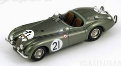 Spark Resin Model Car 1/43 Jaguar XK120 1951 Le Mans 24 Hours 11th Place #21 R.Lawrie/I.Waller