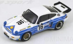 Spark Resin Model 1/43 Porsche 911 Carrera RSR 1975 Le Mans 24 Hours #16 C.Schickentanz/ H.Bertrams