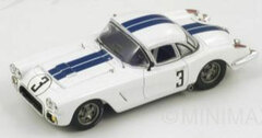 Spark Resin Model Car 1/43 Chevy Corvette 1960 - 24 heures du Mans 8th #3 J. Fitch/B. Grossman