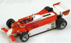 Spark Resin Model Car 1/43 Alfaromeo 179 1980年 Holland GP #22 Vittorio Brambilla