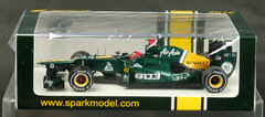 Spark Resin Model Car 1/43 Caterham CT01 2012 Malaysian GP #20 H.Kovalainen