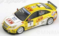 Spark Resin Model Car 1/43 Chevrolet Cruze 1.6T 2011 WTCC #9 Darryl O'Young