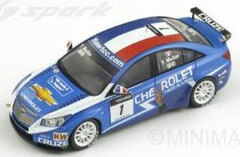 Spark Resin Model Car 1/43 Chevrolet Cruze 1.6T 2011 WTCC World Champion #1 Yvan Muller