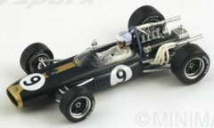 Spark Resin Model Car 1/43 Brabham BT20 1967 Manacco GP Winner #9Denny Hulme