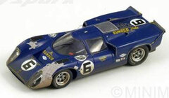 Spark Resin Model Car 1/43 Lola T70 Mk3 1969 Daytona 24 Hours Winner #6 M.Donohue/C.Parsons