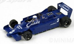 Spark Resin Model Car 1/43 Tyrrell 009 1979 Belgium GP 3rd Place #3 D.Pironi