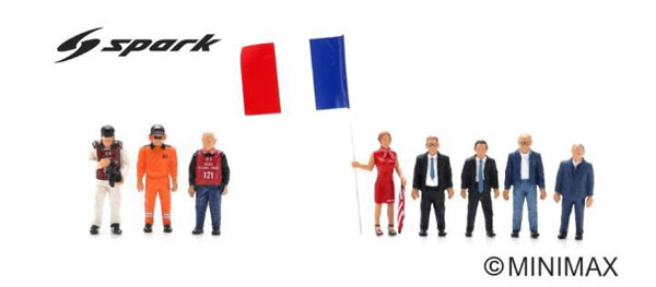 1/43 24H Le Mans 2018 Figurine Set