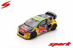 1/43 Peugeot 208 WRX No.71 Winner Race 1 World RX of United Arab Emirates 2019 Kevin Hansen