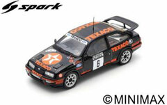 1/43 Ford Sierra RS Cosworth No.6 2nd Rally 1000 Lakes Finland 1987 A. Vatanen - T. Harryman