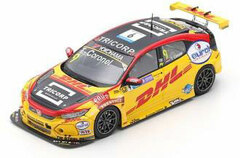1/43 Honda Civic Type R TCR No.9 WTCR Macau Guia Race 2018 Tom Coronel