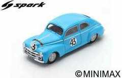 1/43 Peugeot 203 C No.43 24H Le Mans 1952 A. Constantin - J. Poch