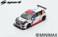 1/43 Peugeot 308 TCR No.70 DG Sport Competition Race 1 WTCR Macau Grand Prix 2018 Mato Homola