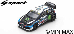 1/43 Volkswagen Polo R No.1 2nd World RX of Belgium 2018 PSRX Volkswagen Sweden Johan Kristoffersson