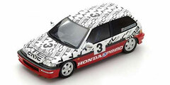 1/43 Honda Civic EF9 No.3 Group N Suzuka Circuit Test 1990 Satoru Nakajima