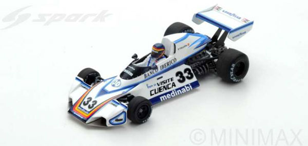 1/43 Brabham BT44B No.33 Practice Spainish GP 1976