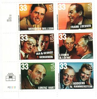 US #3345-50