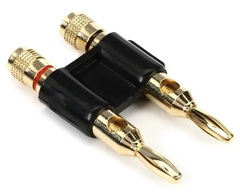 Hosa BNA-260BK Dual Banana Connector - Black