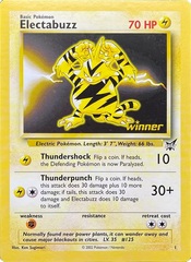 Electabuzz (Winner) - 1/9 - Oversized Promo