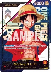 Monkey.D.Luffy - ST01-001 - P - Foil (Serial Number)