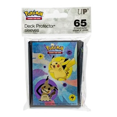 Ultra Pro - Pikachu & Mimikyu Standard Deck Protector Sleeves (65ct) for Pokemon