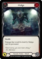 Malign (Red) - Rainbow Foil