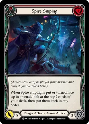 Spire Sniping (Red) - Rainbow Foil