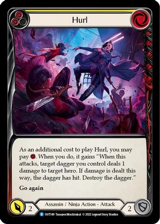 Hurl (Yellow) - Rainbow Foil