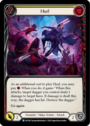 Hurl (Yellow) - Rainbow Foil