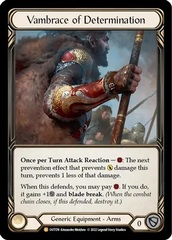 Vambrace of Determination - Cold Foil