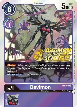 Devimon - ST6-08 - U (Judge Pack 1) - Foil