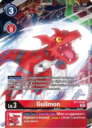 Guilmon - ST7-03 - SR (Alternate Art)