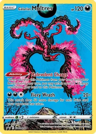 Galarian Moltres - SWSH284 - SWSH Black Star Promos