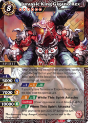 Jurassic King Gigano Rex - BSS01-007 - X - Foil