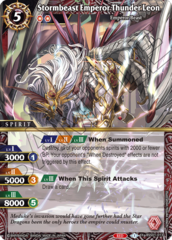 Stormbeast Emperor Thunder Leon - BSS01-013 - X - Foil