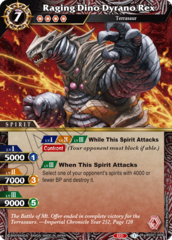 Raging Dino Dyrano Rex - BSS01-009 - R - Foil